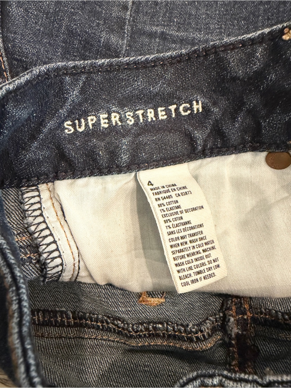 American Eagle Superstretch Denim Jean Shorts 4 - Picture 5 of 6
